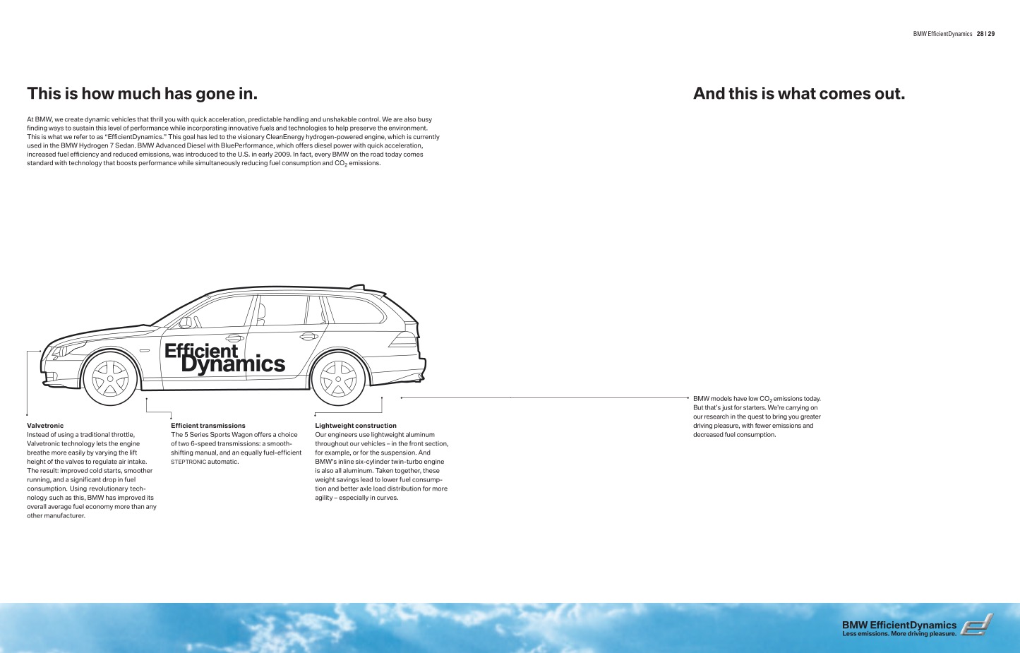2010 BMW 5-Series Wagon Brochure Page 2